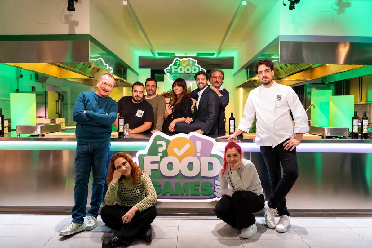 Lo studio di Food Games con la squadra