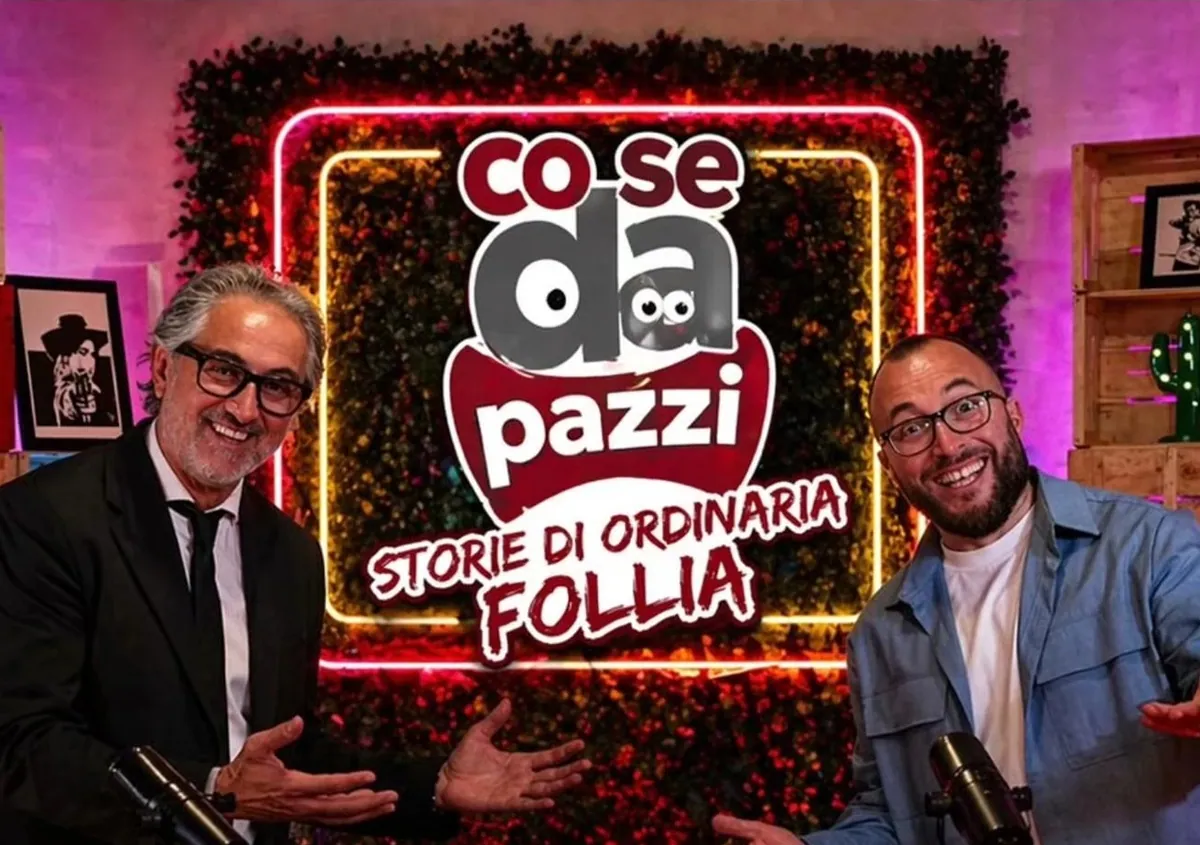 Alfonso Paoletta e Luca Corrini nello studio di Cose da Pazzi